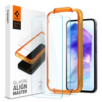   Spigen edzett üvegfólia ALM GLAS.TR 2-PACK Samsung Galaxy A55 5G, átlátszó