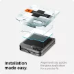 Spigen Glas.TR EZ Fit Samsung Galaxy Z Flip 6 2db edzett üvegfólia, felrakó kerettel