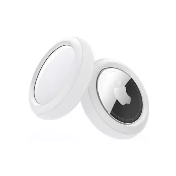 Spigen Silicone Fit 2db Apple Airtag tok, fehér