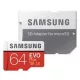 Samsung Evo Plus micro SDXC, 64GB, class 10, UHS-I, 100 MB/s, memóriakártya adapterrel