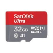   SanDisk micro SDHC Ultra, 32GB, class 10, UHS-I, 120 MB/s, memóriakártya adapterrel