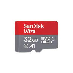 SanDisk micro SDHC Ultra, 32GB, class 10, UHS-I, 120 MB/s, memóriakártya adapterrel
