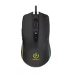 Rebeltec Predator gaming (7 gombos) 1.8m, vezetékes egér, fekete