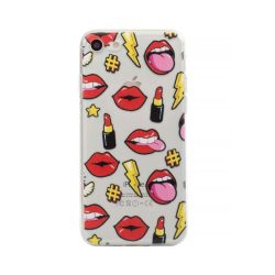   Collection Case Lips iPhone 7 Plus/8 Plus szilikon hátlap, tok, mintás