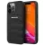 AMG Leather Debossed Lines tok iPhone 14 Pro 6,1" AMHCP14LGSEBK, fekete