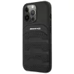 AMG Leather Debossed Lines tok iPhone 14 Pro 6,1" AMHCP14LGSEBK, fekete