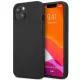 AMG AMHCP14SDOLBK Leather Hot Stamped iPhone 14 6.1", hátlap, tok, fekete