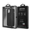 AMG AMHCP14SDOLBK Leather Hot Stamped iPhone 14 6.1", hátlap, tok, fekete