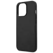 AMG AMHCP14XDOLBK Leather Hot Stamped iPhone 14 Pro Max 6.7 " hátlap, tok, fekete