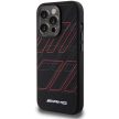 AMG AMHMP15L23SSPK Large Rhombuses Pattern iPhone 15 Pro 6.1", hátlap, tok, fekete
