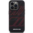 AMG AMHMP15L23SSPK Large Rhombuses Pattern iPhone 15 Pro 6.1", hátlap, tok, fekete