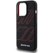 AMG AMHMP15L23SSPK Large Rhombuses Pattern iPhone 15 Pro 6.1", hátlap, tok, fekete
