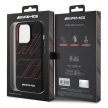 AMG AMHMP15L23SSPK Large Rhombuses Pattern iPhone 15 Pro 6.1", hátlap, tok, fekete