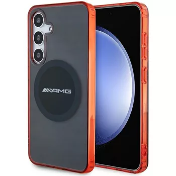   AMG AMHMS24S23HBCK Bicolor MagSafe Samsung Galaxy S24 , hátlap, tok, fekete