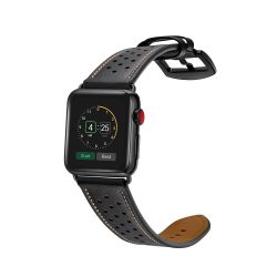 Apple Watch Sport Edition 44mm bőr óraszíj, fekete