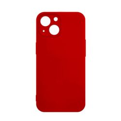 Silicone Case iPhone 13 hátlap, tok, piros