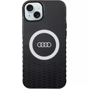   Audi IML Big Logo MagSafe AU-IMLMIP15M-Q5/D2-BK iPhone 14 Plus/15 Plus 6.7", hátlap, fekete