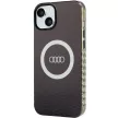 Audi IML Big Logo MagSafe AU-IMLMIP15M-Q5/D2-BK iPhone 14 Plus/15 Plus 6.7", hátlap, fekete
