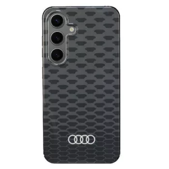   Audi IML öltésmintás MagSafe tok S24 , hátlap, tok, fekete