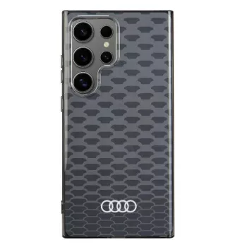   Audi IML Stitching Pattern MagSafe AU-IMLMS24U-Q5/D3-BK Samsung Galaxy S24 Ultra , hátlap, tok, fekete, arany