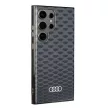 Audi IML Stitching Pattern MagSafe AU-IMLMS24U-Q5/D3-BK Samsung Galaxy S24 Ultra , hátlap, tok, fekete, arany