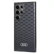 Audi IML Stitching Pattern MagSafe AU-IMLMS24U-Q5/D3-BK Samsung Galaxy S24 Ultra , hátlap, tok, fekete, arany