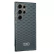 Audi IML Stitching Pattern MagSafe AU-IMLMS24U-Q5/D3-GY Samsung Galaxy S24 Ultra hátlap, tok, szürke
