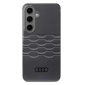   Audi IML geometrikus mintás tok S24 , hátlap, tok, fekete, arany