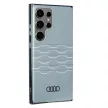 Audi IML geometrikus mintás tok AU-IMLS24U-A6/D3-GY Samsung Galaxy S24 Ultra , hátlap, tok, szürke