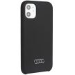 Audi Silicone Case AU-LSRIP11-Q3/D1-BK iPhone 11/Xr 6.1", hátlap, tok, fekete