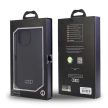 Audi Silicone Case AU-LSRIP13PM-Q3/D1-BK iPhone 13 Pro Max 6.7", hátlap, tok, fekete