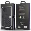 Audi valódi bőr iPhone 12/12 Pro 6.1", hátlap, tok, fekete