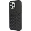 Audi Genuine Leather AU-TPUPPCIP13PM-Q8/D1-BK iPhone 13 Pro Max 6.7", hátlap, tok, fekete