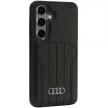 Audi Szintetikus bőr MagSafe S24 hátlap, tok, fekete