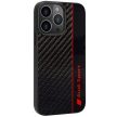 Audi Carbon Fiber AUS-TPUPCIP13P-R8/D1-BK Stripe iPhone 13/13 Pro 6.1", hátlap, tok, fekete