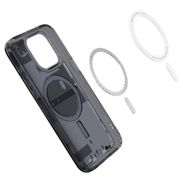 Spigen Ultra Hybrid Zero One Mag iPhone 15 Pro Max magsafe kompatibilis hátlap, tok, fekete
