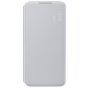  Samsung gyári LED View Case cover Samsung Galaxy S22 Plus (EF-NS906PJEGEE) oldalra nyíló tok, szürke