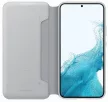Samsung gyári LED View Case cover Samsung Galaxy S22 Plus (EF-NS906PJEGEE) oldalra nyíló tok, szürke