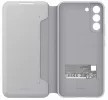 Samsung gyári LED View Case cover Samsung Galaxy S22 Plus (EF-NS906PJEGEE) oldalra nyíló tok, szürke