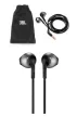 JBL T205 vezetékes headset, fülhallgató, 3.5mm jack, fekete
