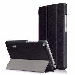   Tactical Book Tri Fold Huawei Mediapad T3 7" oldalra nyíló smart tok, fekete 
