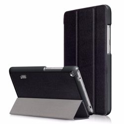   Tactical Book Tri Fold Huawei Mediapad T3 8" oldalra nyíló smart tok, fekete 