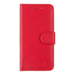   Tactical Field Notes Samsung Galaxy A03 oldalra nyíló tok, piros
