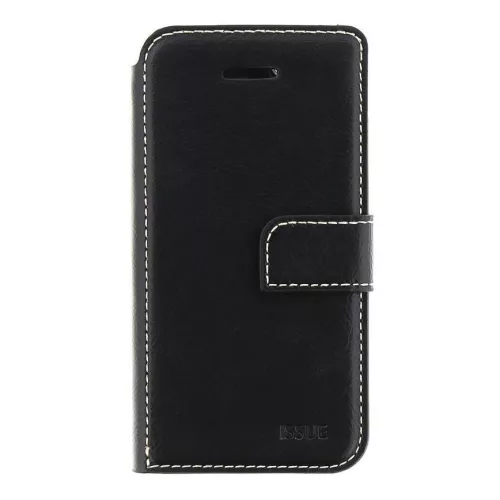 Molan Cano Huawei P40 Issue Book oldalra nyíló tok, fekete