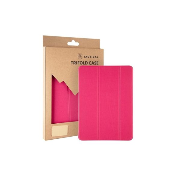 Tactical Book Tri Fold Samsung Galaxy Tab A8 8" oldalra nyíló smart tok, pink