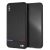 BMW iPhone Xs Max Carbon Tricolor Stripe (BMHCI65PUCARTCBK) hátlap, tok, fekete