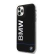 BMW iPhone 11 Pro Signature Printed Logo (BMHCN58PCUBBK) hátlap, tok, fekete