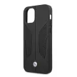 BMW BMHCP12LRSCSK iPhone 12 Pro Max 6,7", Leather Perforate hátlap, tok, fekete