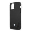 BMW BMHCP12LRSWPK iPhone 12 Pro Max 6,7", Leather Perforate hátlap, tok, fekete