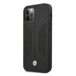 BMW BMHCP12MRSCSK iPhone 12/12 Pro 6,1", Leather Perforate hátlap, tok, fekete